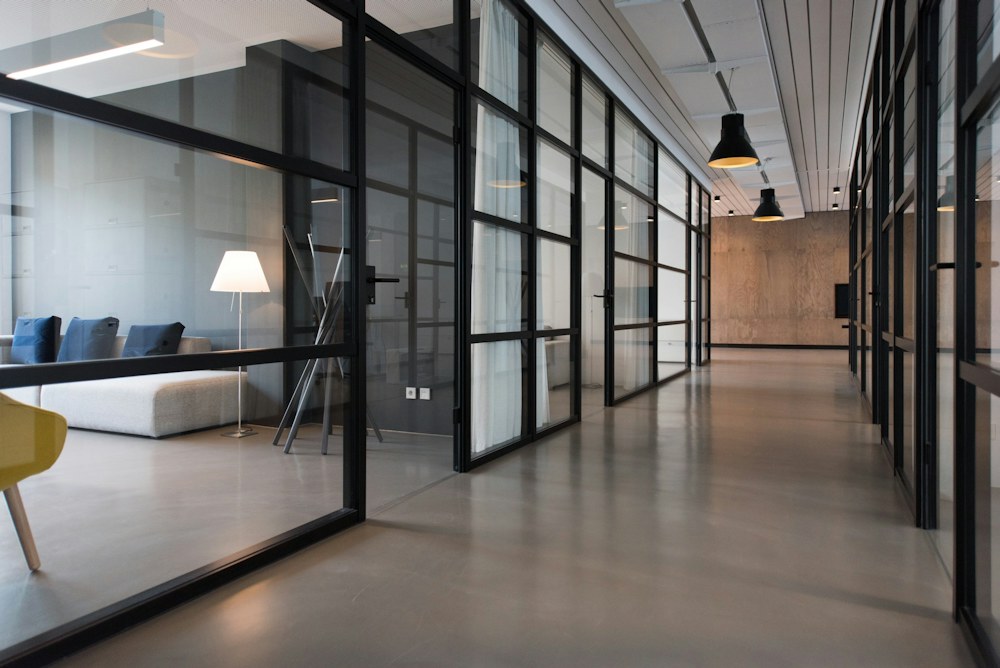 Light-filled contemporary workspace